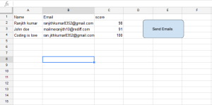 Assign script to button in google sheets