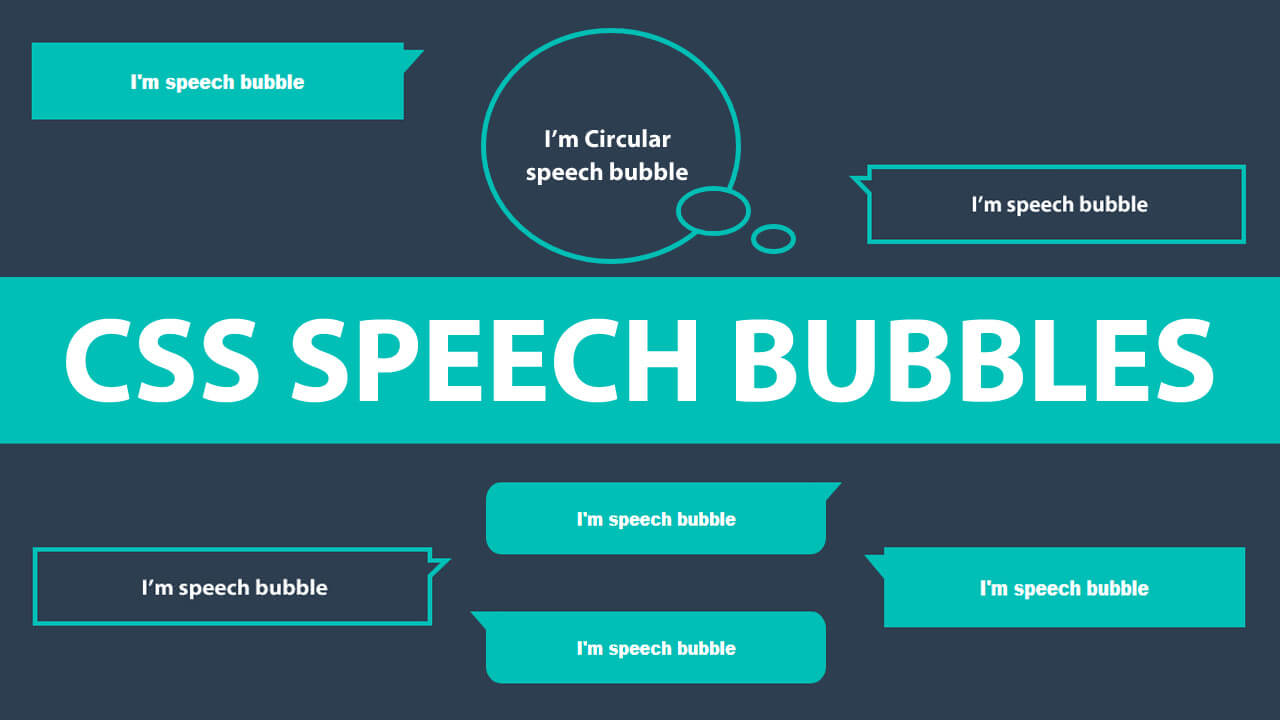 html make speech bubble