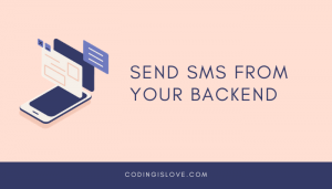 Send sms from backend