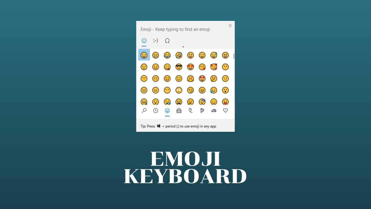 open emojis on mac